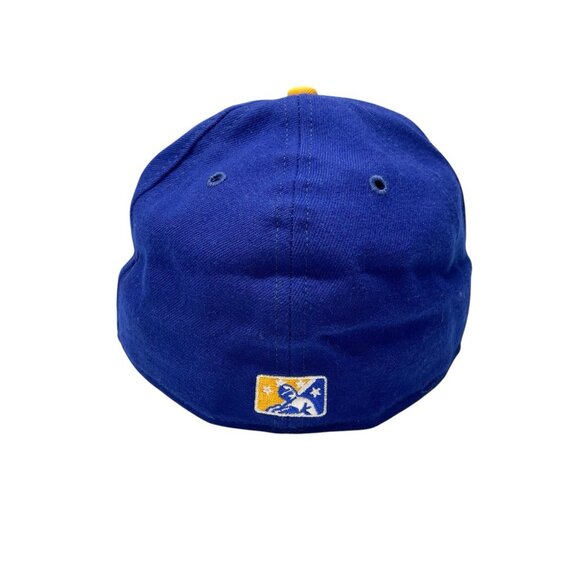 Vintage New Era 5950 Omaha Royals Minor League 7 3/8 Fitted Hat Cap Wool - Picture 4 of 8